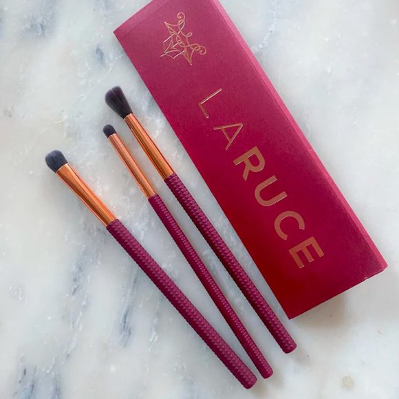 LARUCE BEAUTY Special Edition 3 Piece Eye Brush Set New - Picture 2 of 7